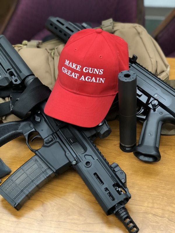 MAKE GUNS GREAT AGAIN Hat - Image 4